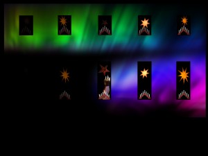 part of the video mapping on the Swedish embassy in Warsaw with artist marie jonsson harrison light show on the Swedish embassy building for Christmas and Lucia celebration