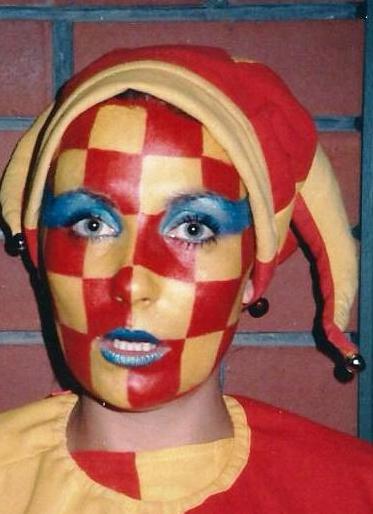 artist Marie Jonsson-Harrison body art on model deb betty